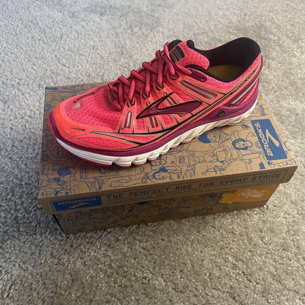 Brooks Transcend 1 Women Running Shoes Size 7.5 B - Ultimate Ride - New in Box